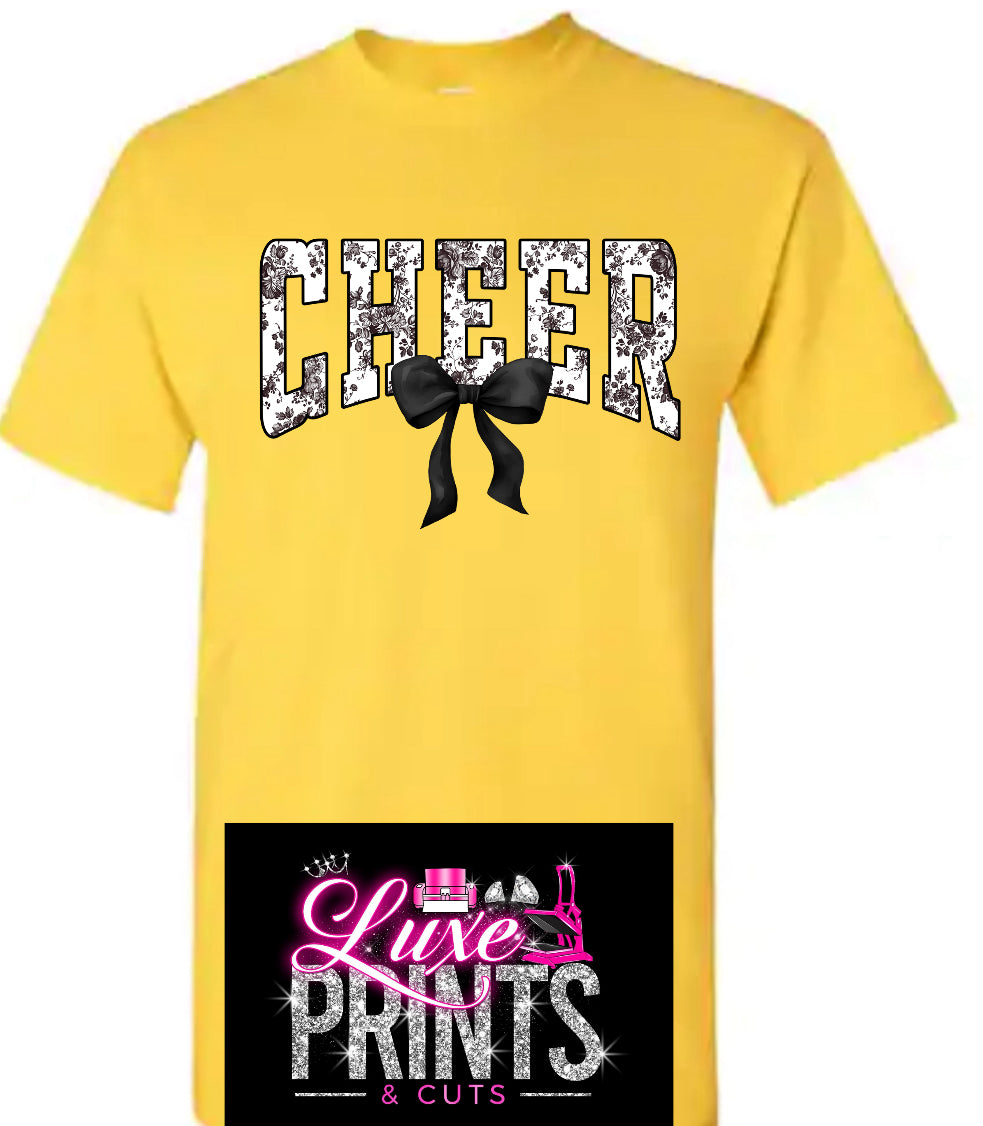 Cheer with black bow