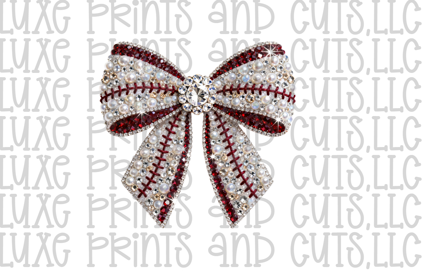 Rhinestone Effect Bow (TRANSFER ONLY)