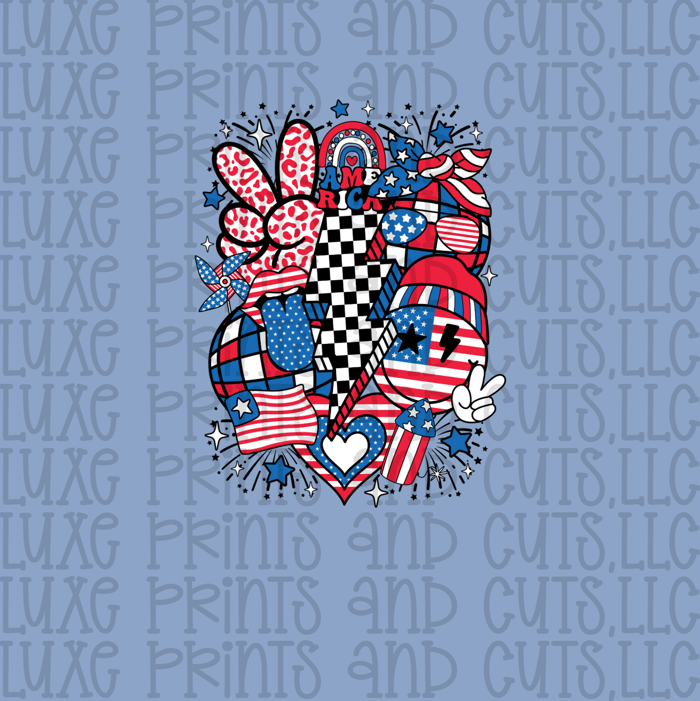 Checkered Retro (TRANSFER ONLY)