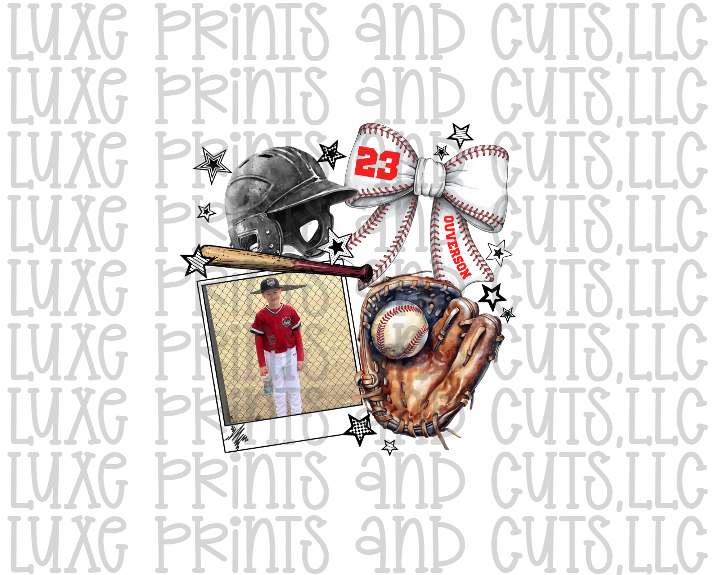 Customizable Baseball Design (TRANSFER ONLY)