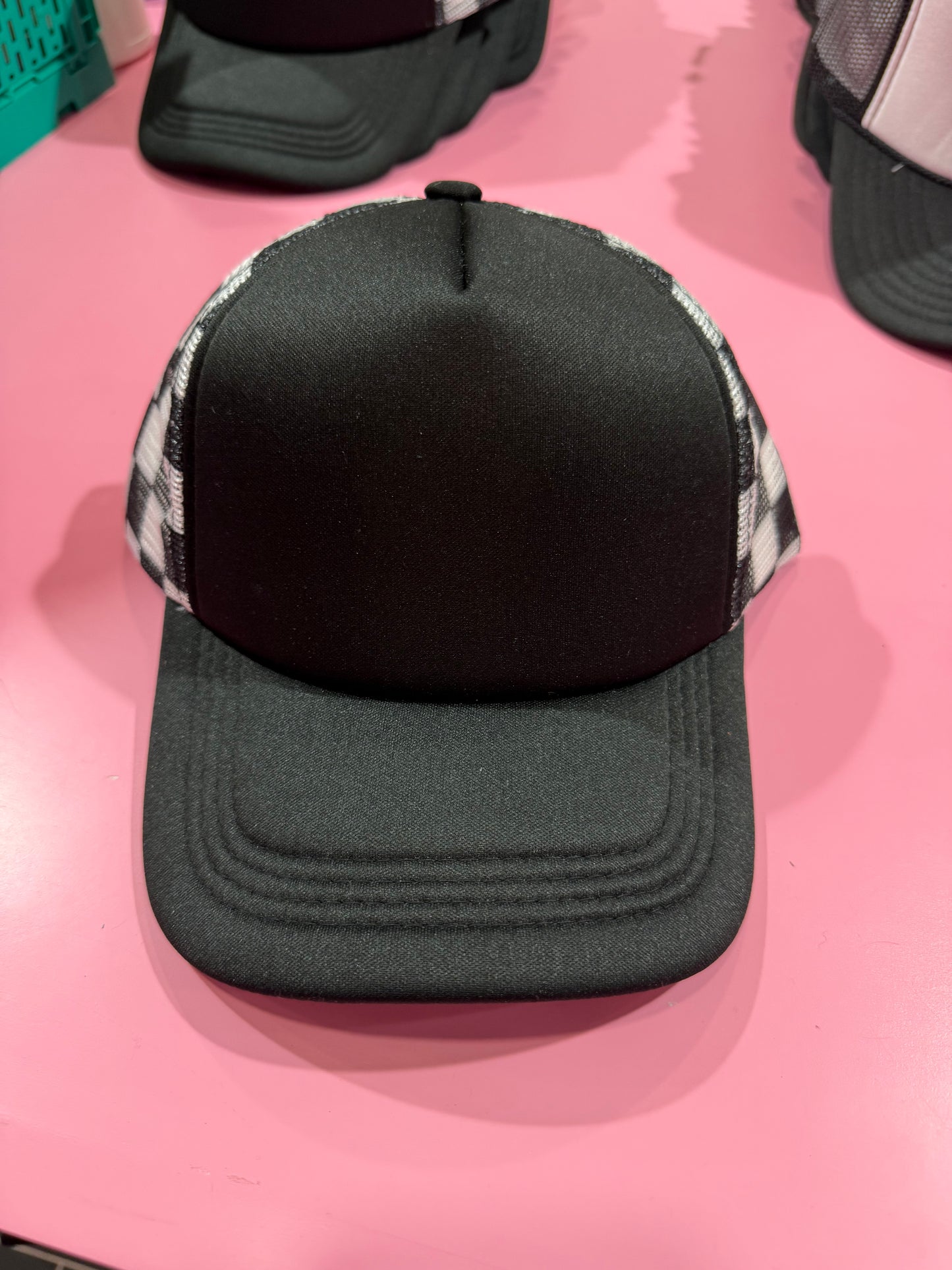 Black checkered non Otto