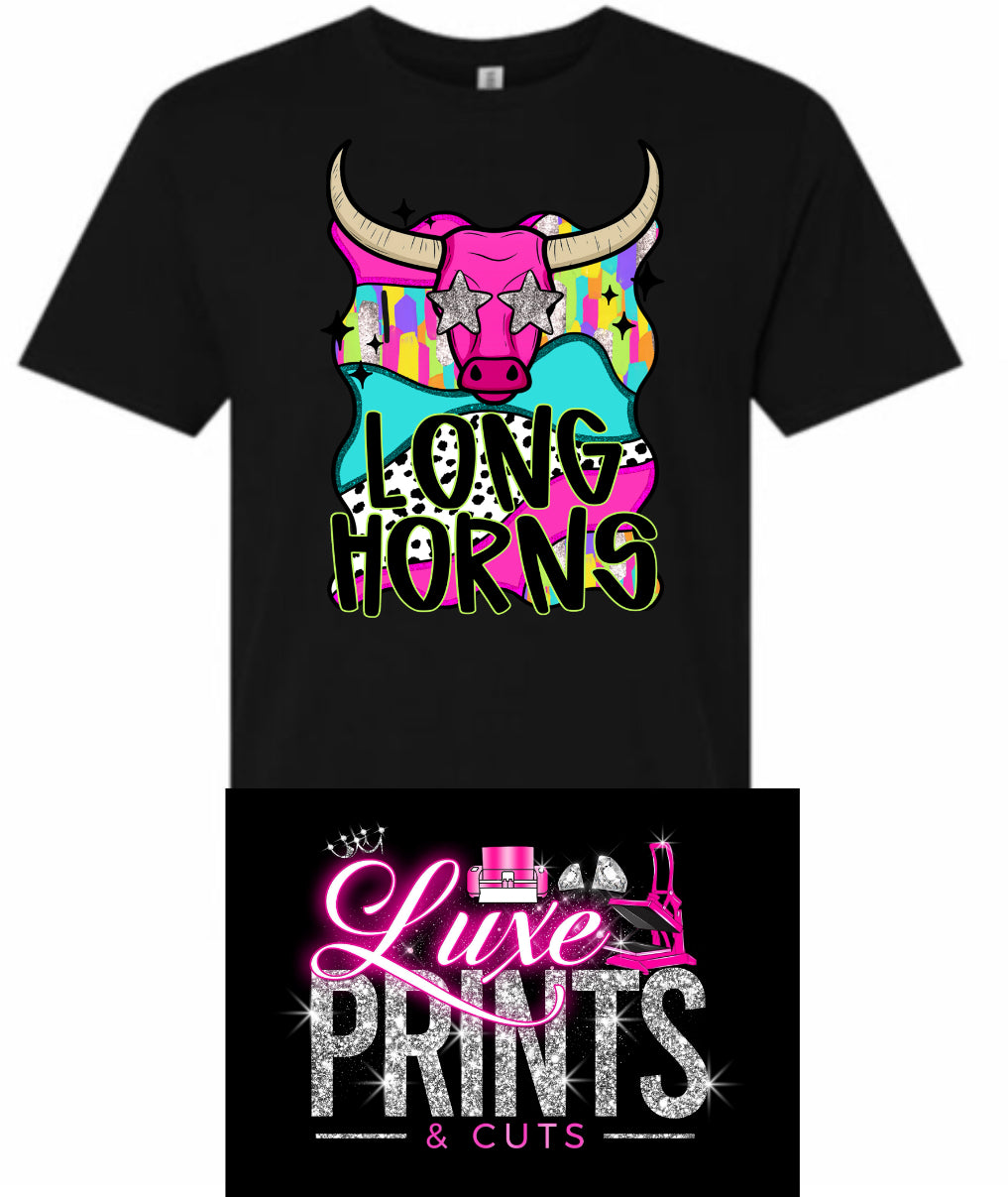 Pink Skull Longhorn