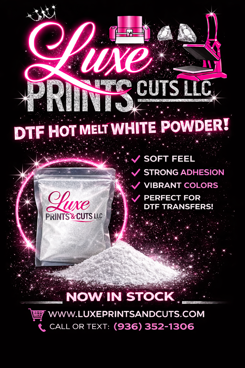 DTF Hot Melt White Powder