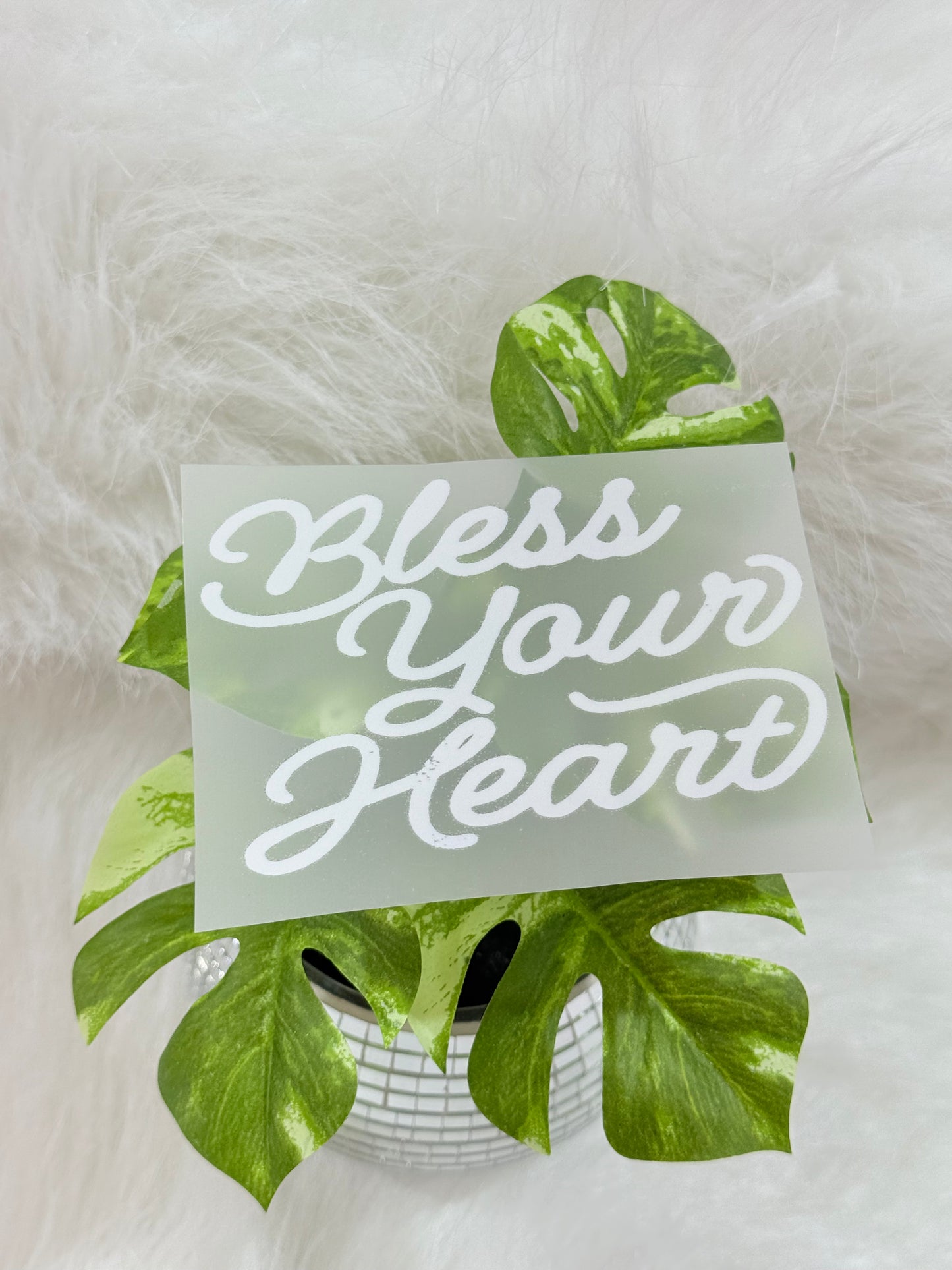 Bless your heart DTF hat transfer