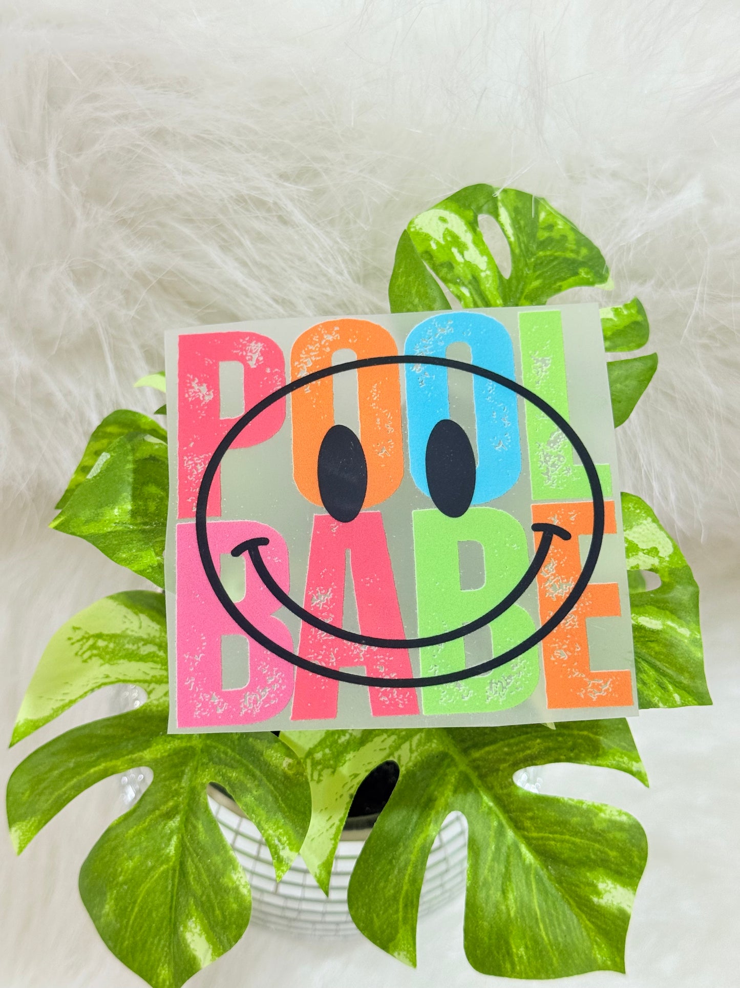 Pool Babe DTF hat transfer