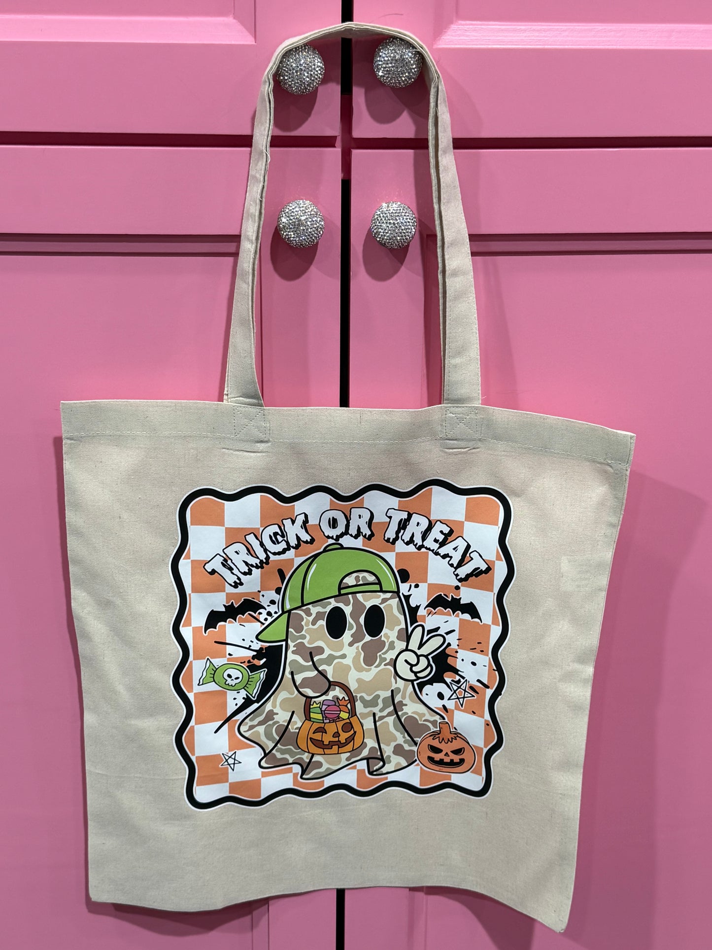 Personalized Trick or Treat Canvas Bag