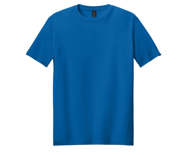 Neon Blue Gildan Shirt
