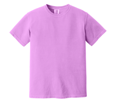 Neon Violet Comfort Color Shirt