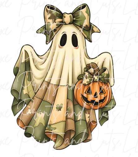 Old Fashion Camo Bow Ghost (TRANSFER ONLY)