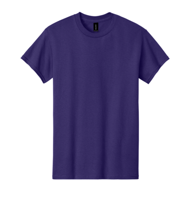 Purple Heavy Cotton Gildan Shirt