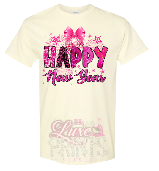 Pink Happy New Year's