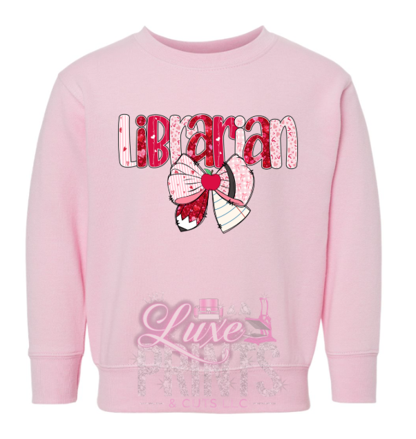 Librarian Valentine Shirt