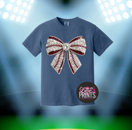Rhinestone Effect Bow