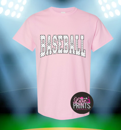 Baseball Polka Dots