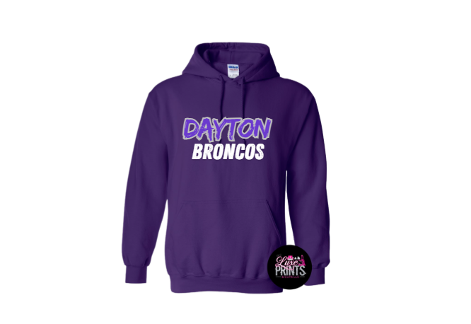 Brush Stroke Dayton Broncos