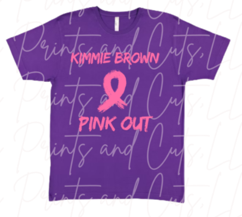 Kimmie Brown Pink Out Distressed