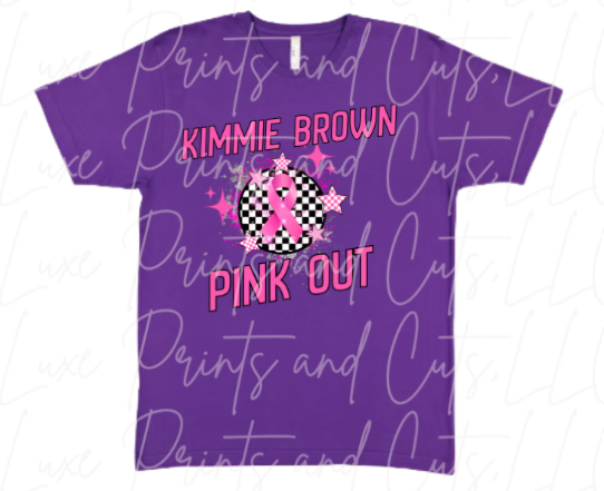 Kimmie Brown Checkered Pink Out!