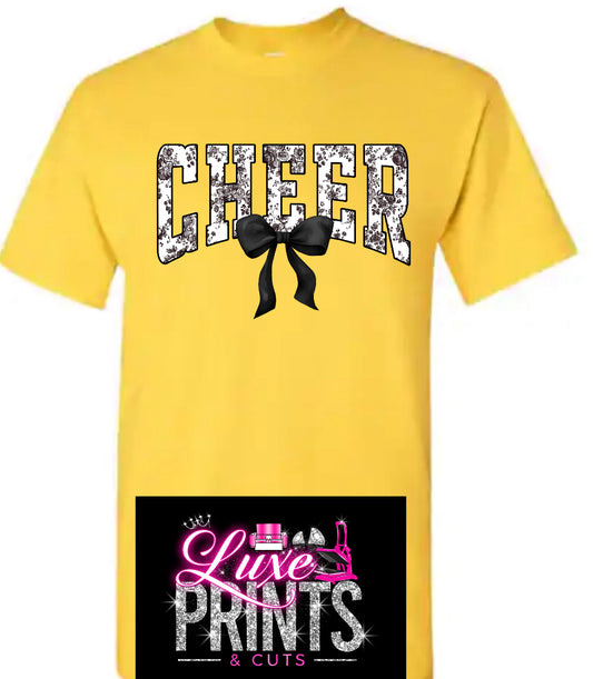 Cheer with black bow