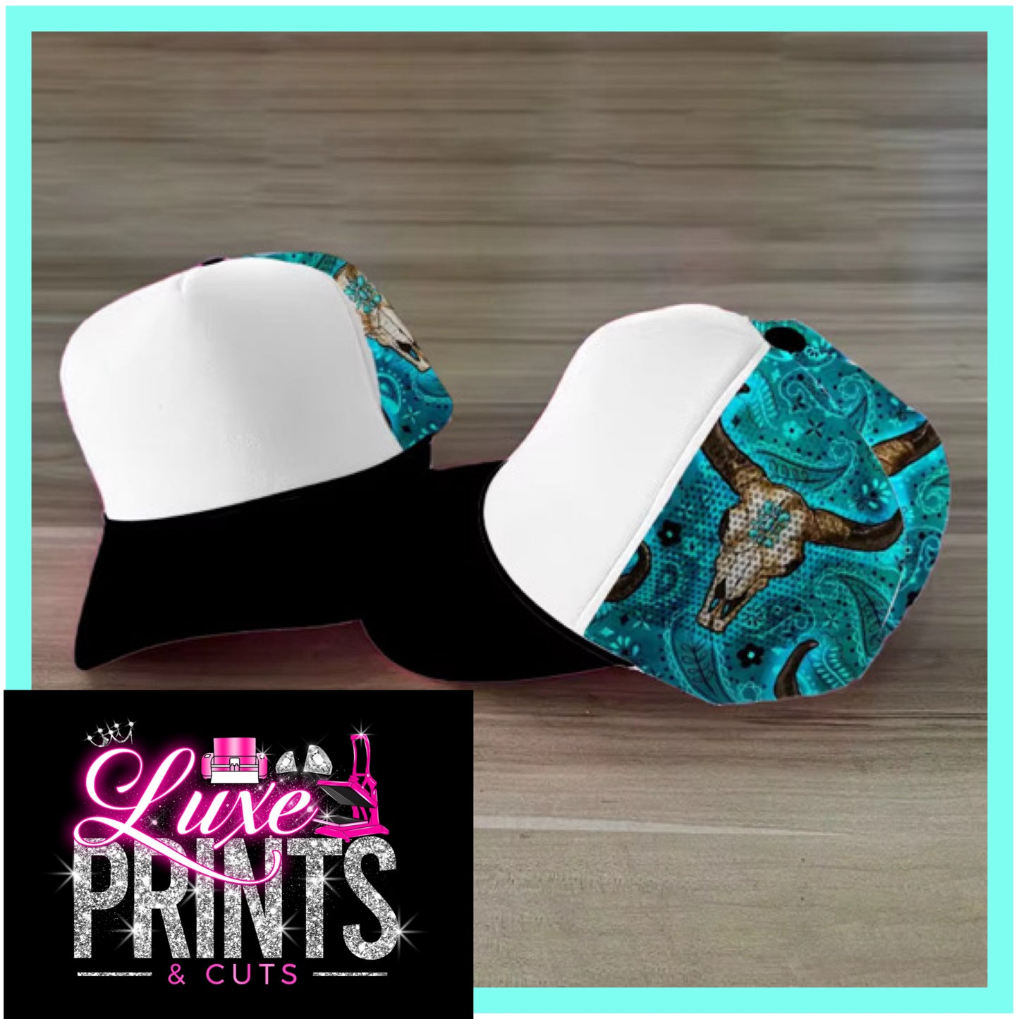 turquoise skull