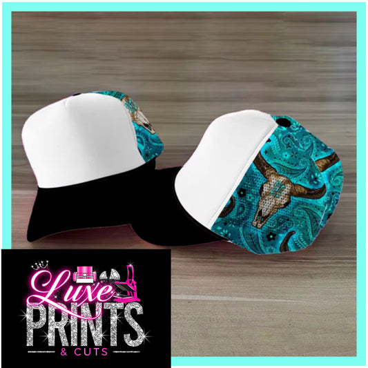 turquoise skull