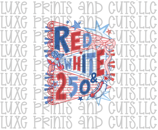 Red White & 250 (TRANSFER ONLY) SALE