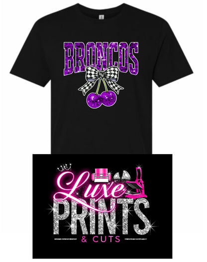 “Glitter” Cherry Broncos