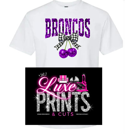 “Glitter” Cherry Broncos