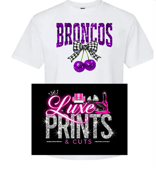 “Glitter” Cherry Broncos