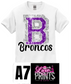 "Glitter" B - Broncos Design