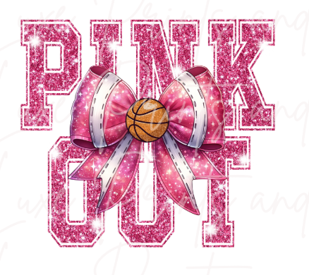 Basket Ball Pink Out (TRANSFER ONLY)