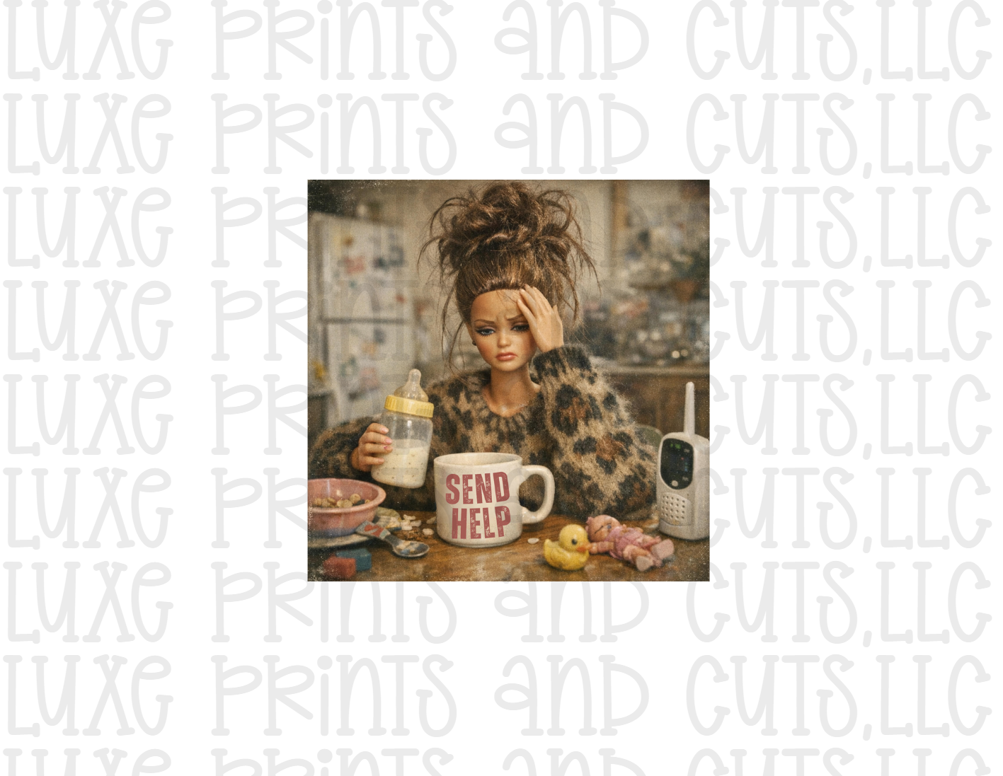 Retro Barbie Mom (TRANSFER ONLY)