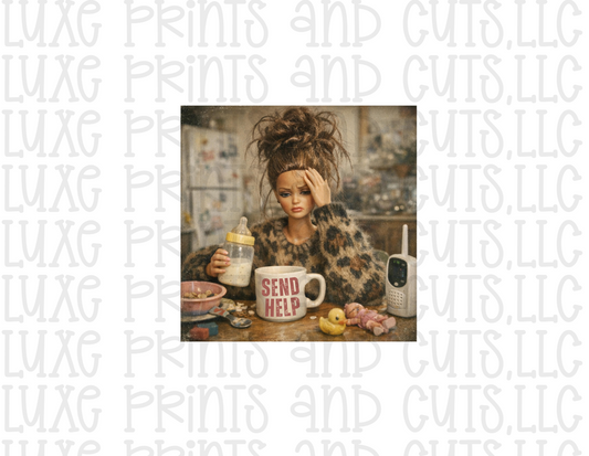 Retro Barbie Mom (TRANSFER ONLY)