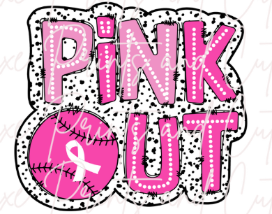 Baseball or Softball Pink Out (TRANSFER ONLY)