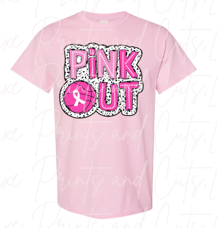 Pink Out Dalmation Basketball