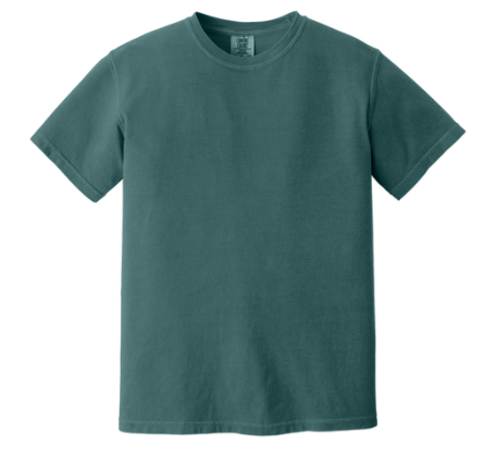Blue Spruce Green Comfort Color Shirt