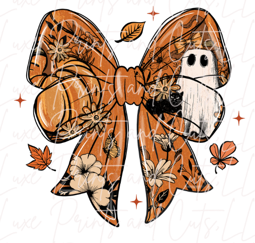 Floral Fall Ghost BoHo  (TRANSFER ONLY)