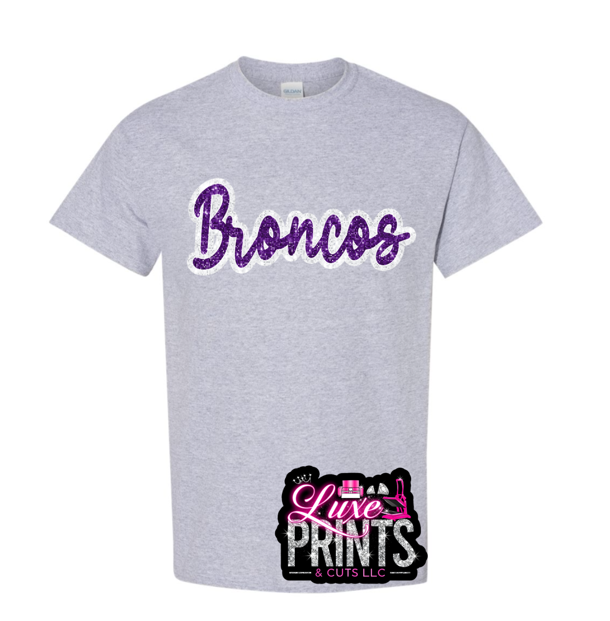 Bronco White Outlined