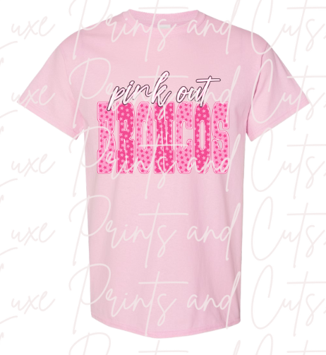 Broncos pink out with stars