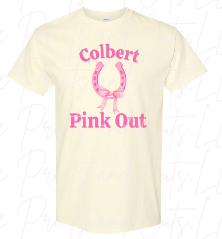 Colbert horseshoe pink out