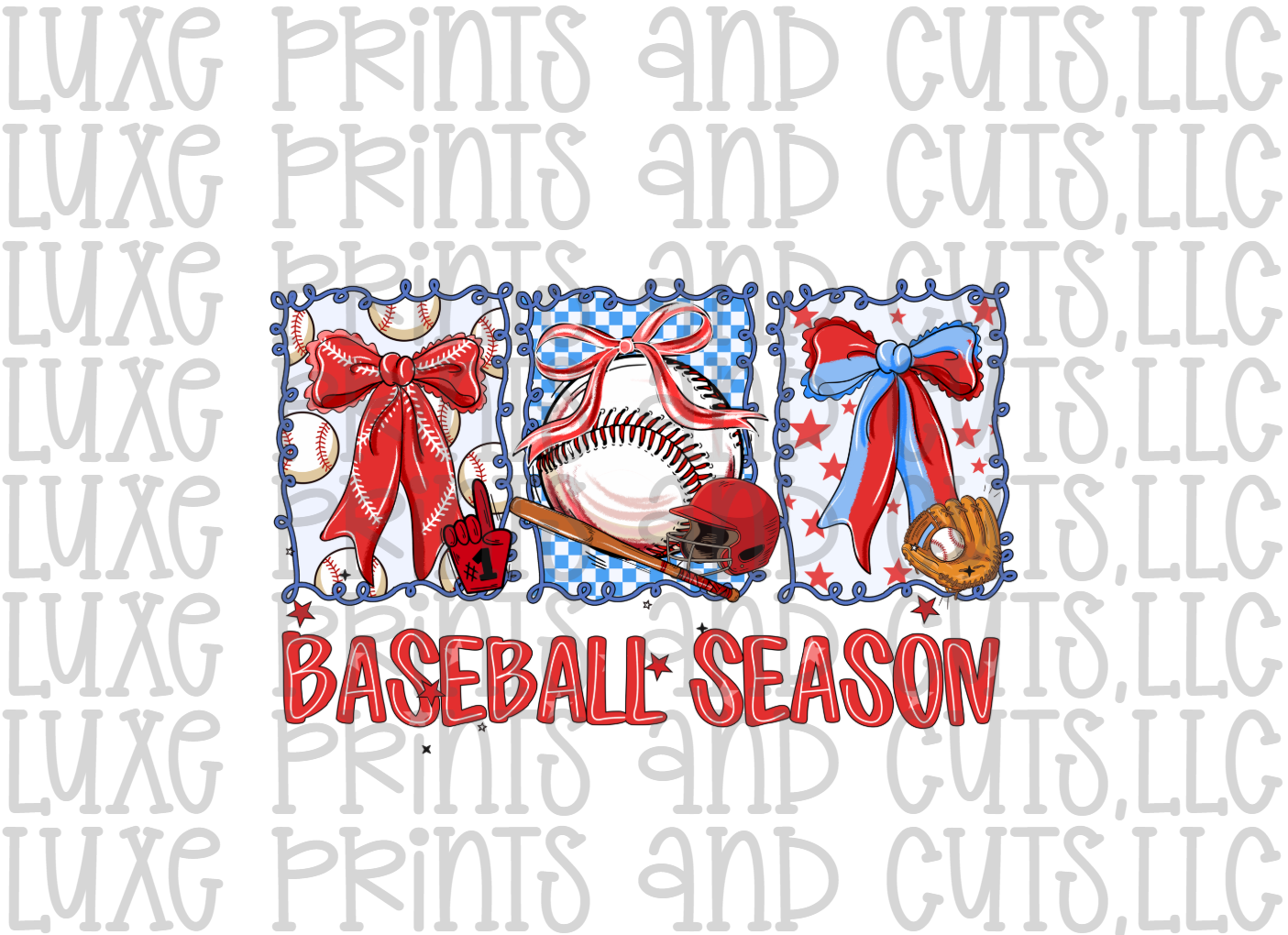 Baseball Season Coquette (TRANSFER ONLY)