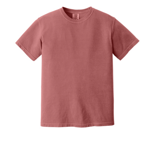 Crimson Red Comfort Color Shirt