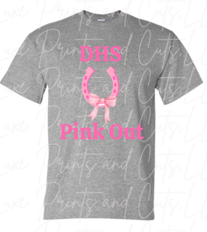 DHS Pink Out horseshoe