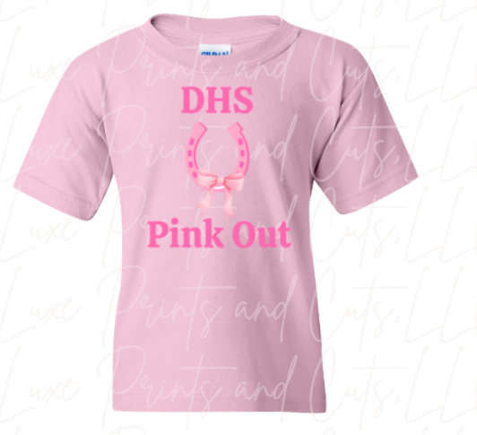 DHS Pink Out horseshoe