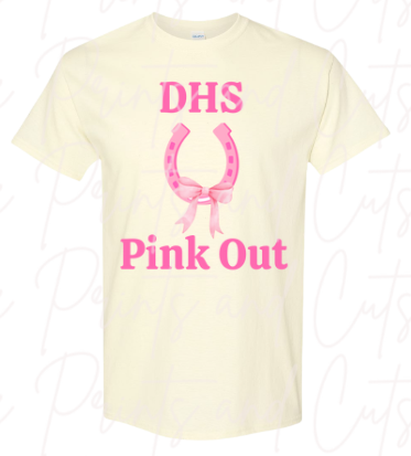 DHS Pink Out horseshoe