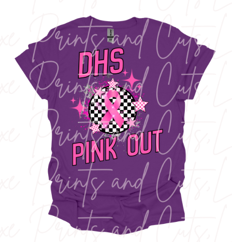 DHS Checkered Pink Out