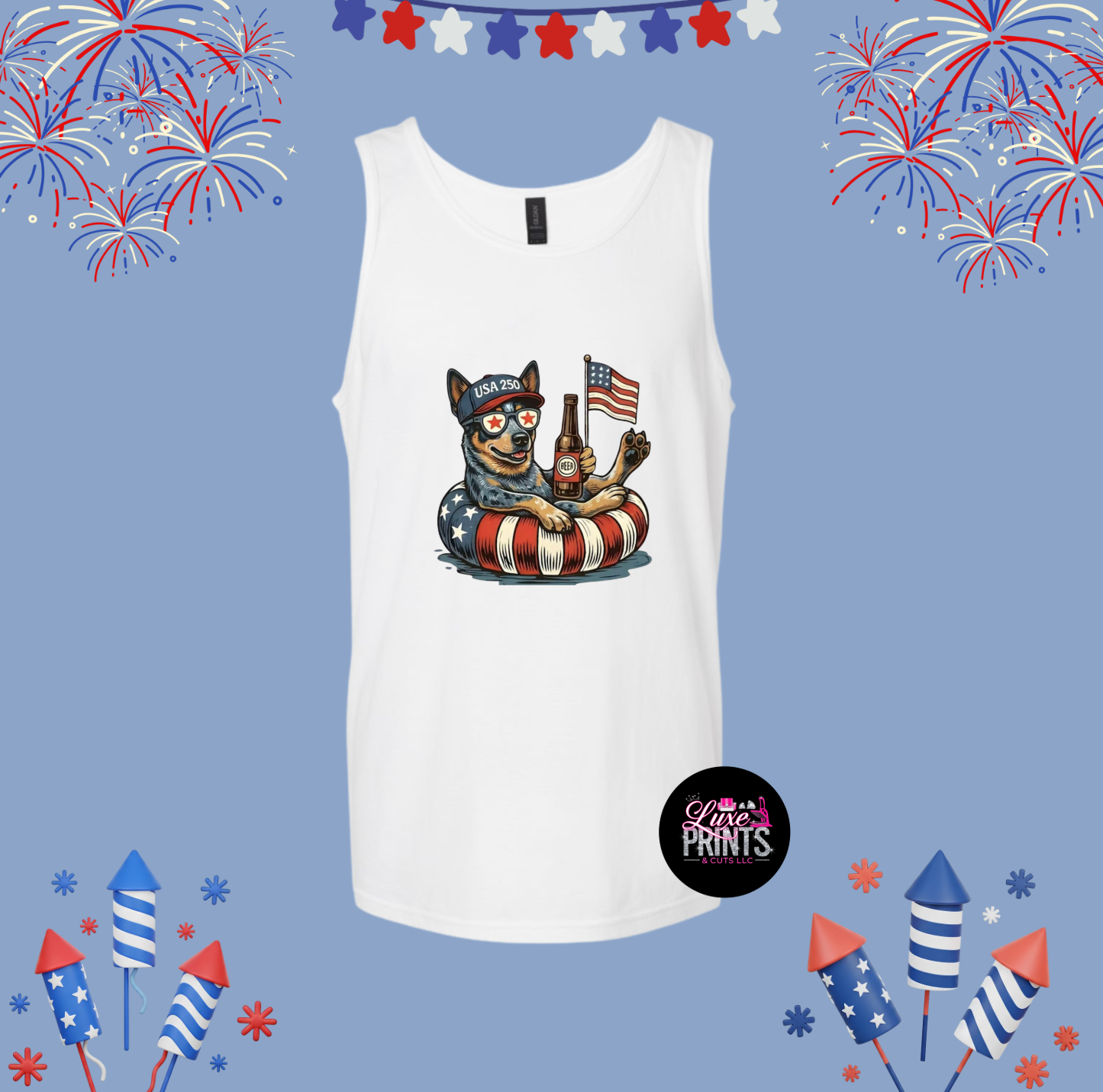 Patriotic Dog