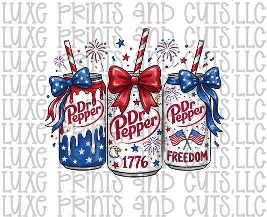 Patriotic Dr. Pepper (TRANSFER ONLY) SALE