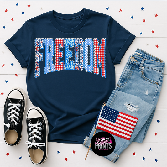 Flowery Freedom Text Variations