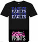 Glitter Effect Stacked Eagles