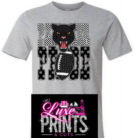 Checkered and Stars Panther Pride